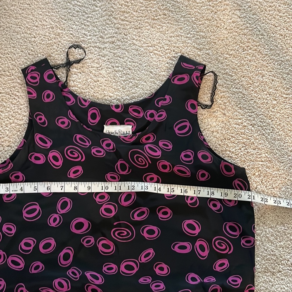 DIANE VON FURSTENBERG  Vintage womens  Long Dress size Large - Picture 9 of 15